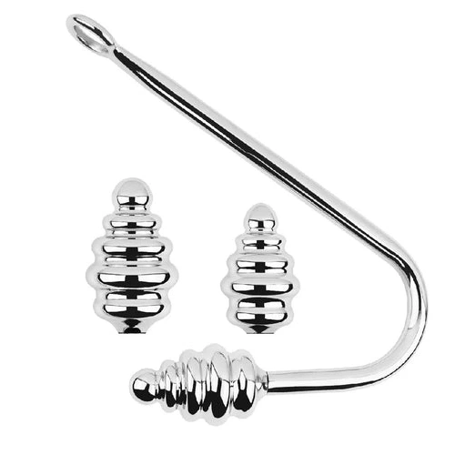 Ribbed Set Anal 8826 Screw-in GreatBenefit Hook 0717